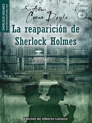 cover image of La reaparición de Sherlock Holmes